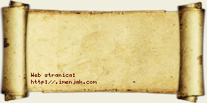 Žaklina Korti vizit kartica